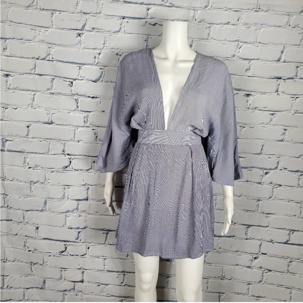 Faithfull the Brand Nova Dress in Sisal Stripe